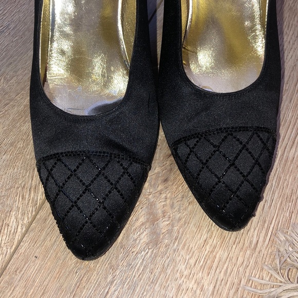 Chanel Black heels.